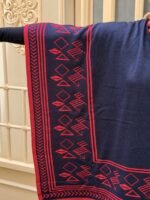 Chal étnico azul - rojo - Imagen 3