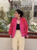 Cárdigan candy rojo - fucsia