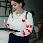 Suéter manga corazón