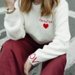 Suéter amour blanco