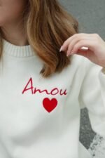Suéter amour blanco - Imagen 5