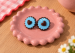 Aretes pastel de chocolate - Imagen 4