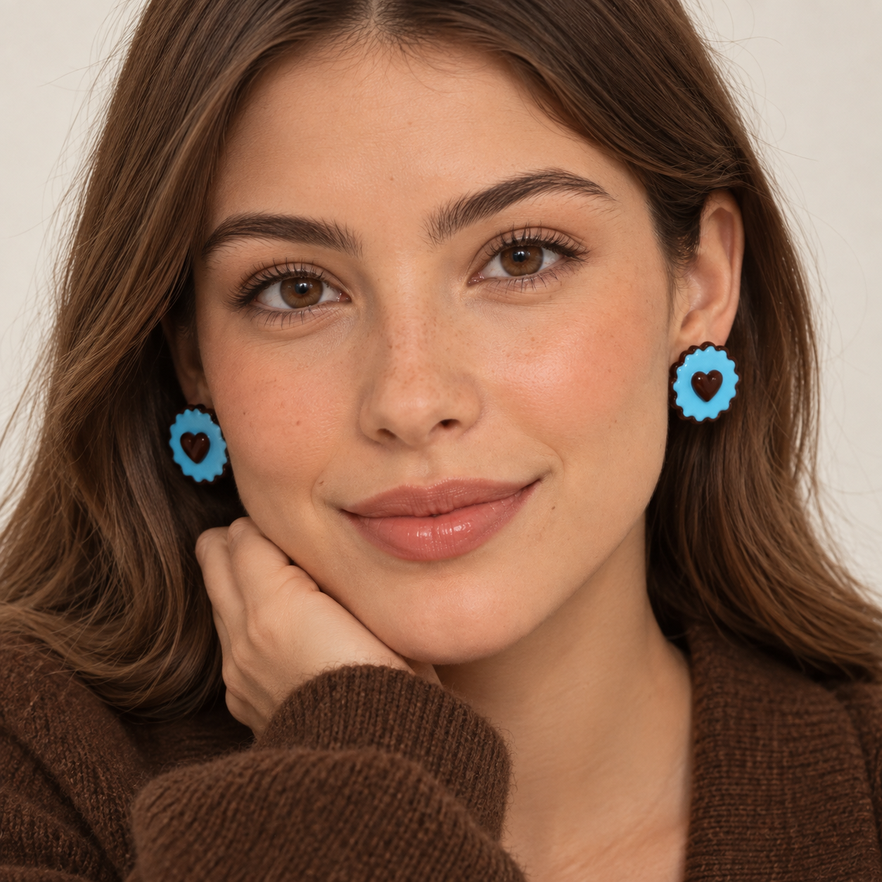 IMG_1452 Aretes pastel de chocolate - Imagen 1