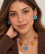 Aretes pastel de chocolate - Imagen 2